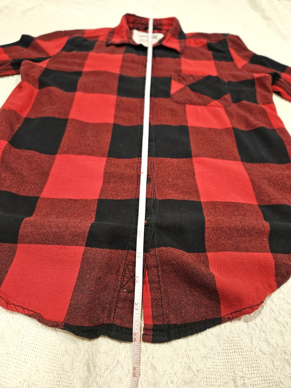 3/$15 Garage Womens Red & Black Plaid Button-Up Shirt - Picture 8 of 15